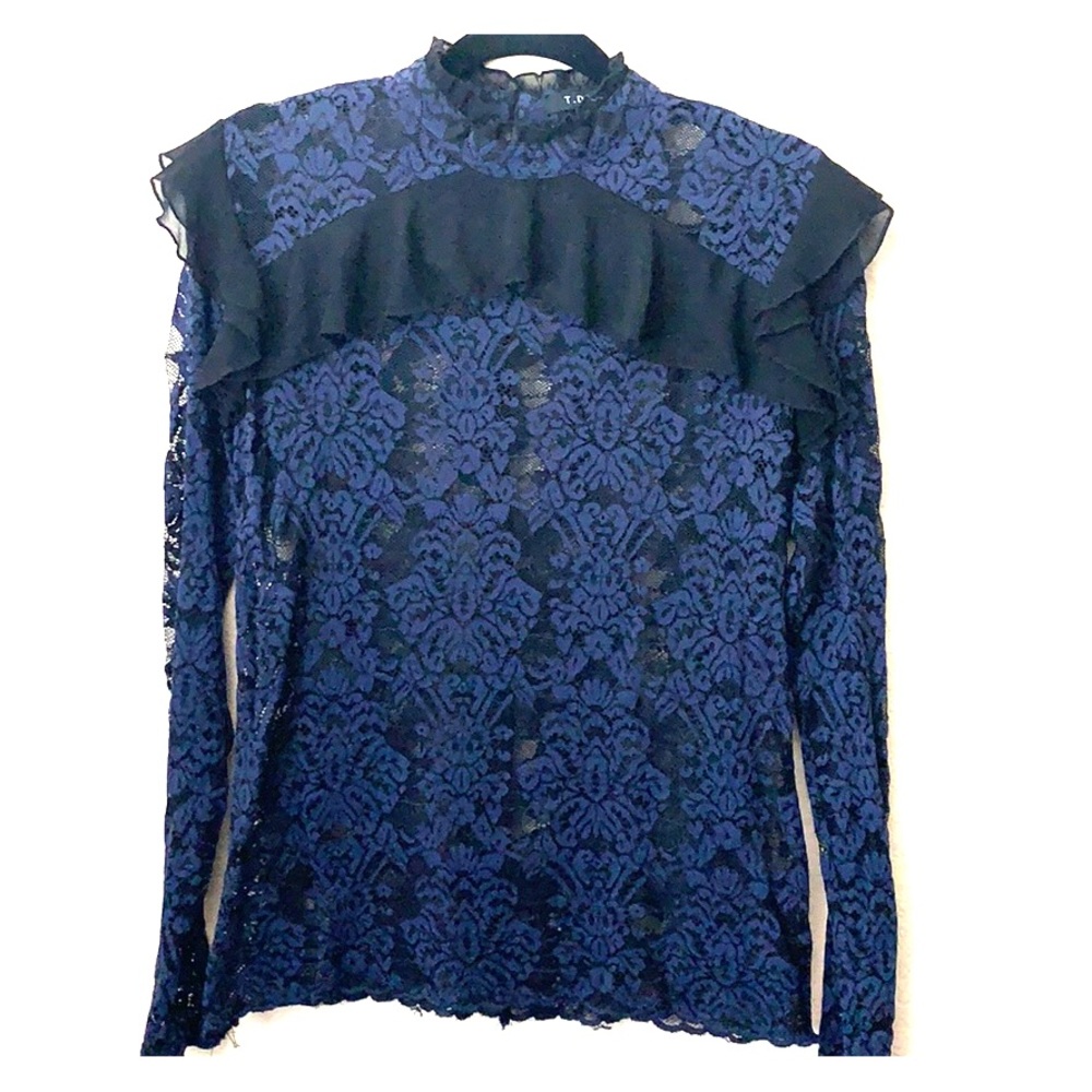 T.D.C Lace Long Sleeve Top